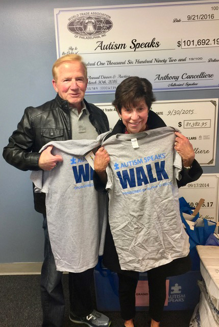 Susan and Jack Holender at the Autism Speaks Walk